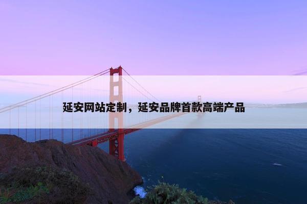 延安网站定制，延安品牌首款高端产品