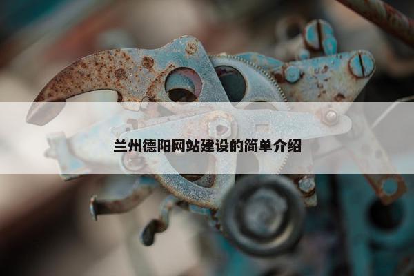 兰州德阳网站建设的简单介绍