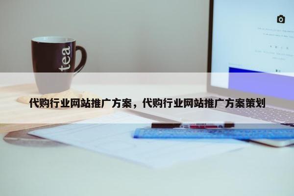 代购行业网站推广方案，代购行业网站推广方案策划