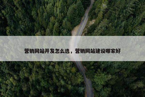 营销网站开发怎么选，营销网站建设哪家好