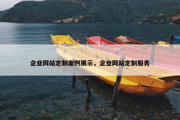 企业网站定制案例展示，企业网站定制服务