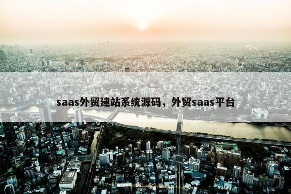 saas外贸建站系统源码，外贸saas平台
