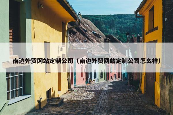 南边外贸网站定制公司（南边外贸网站定制公司怎么样）