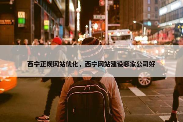 西宁正规网站优化，西宁网站建设哪家公司好