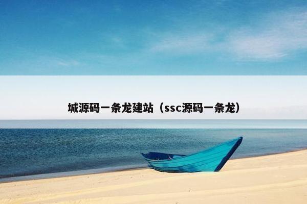 城源码一条龙建站（ssc源码一条龙）