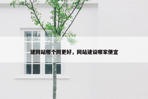 建网站哪个网更好，网站建设哪家便宜