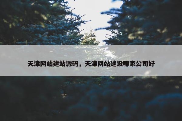 天津网站建站源码，天津网站建设哪家公司好