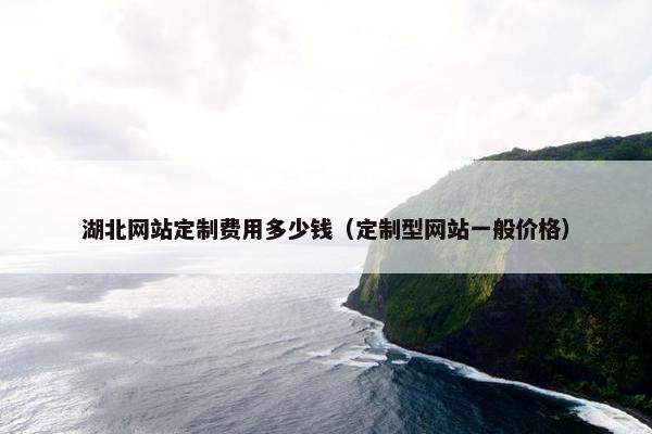 湖北网站定制费用多少钱（定制型网站一般价格）