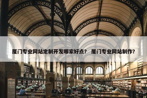 厦门专业网站定制开发哪家好点？ 厦门专业网站制作？