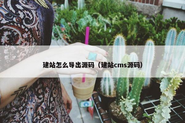 建站怎么导出源码（建站cms源码）