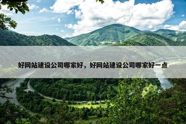 好网站建设公司哪家好，好网站建设公司哪家好一点
