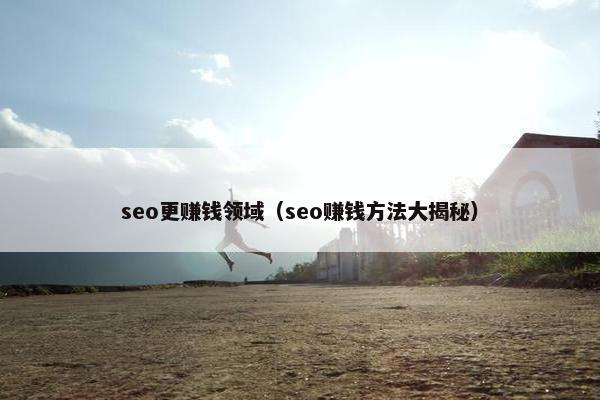 seo更赚钱领域（seo赚钱方法大揭秘）
