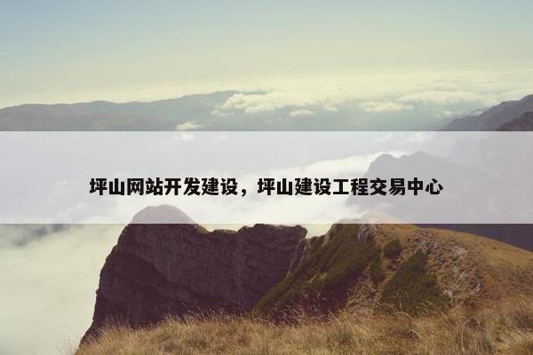 坪山网站开发建设，坪山建设工程交易中心