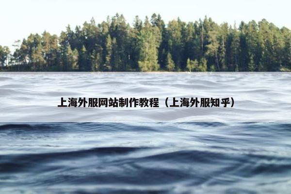 上海外服网站制作教程（上海外服知乎）