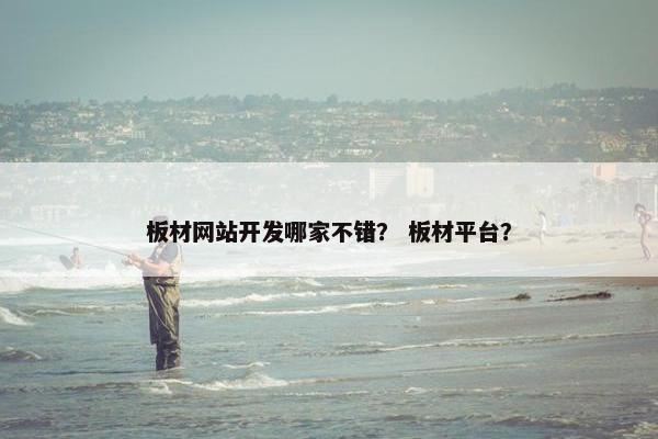板材网站开发哪家不错？ 板材平台？