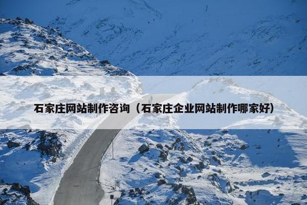 石家庄网站制作咨询（石家庄企业网站制作哪家好）
