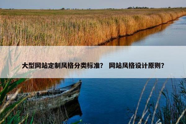 大型网站定制风格分类标准？ 网站风格设计原则？
