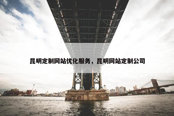 昆明定制网站优化服务，昆明网站定制公司