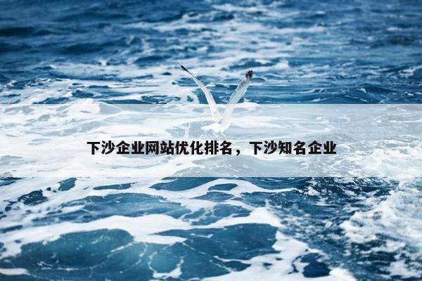 下沙企业网站优化排名，下沙知名企业