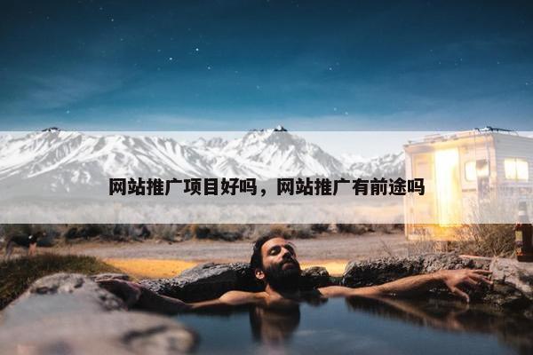网站推广项目好吗，网站推广有前途吗