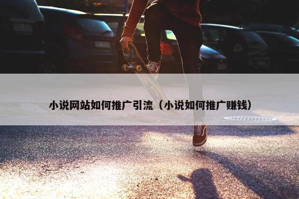 小说网站如何推广引流（小说如何推广赚钱）