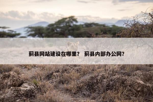 蓟县网站建设在哪里？ 蓟县内部办公网？