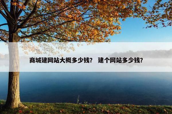 商城建网站大概多少钱？ 建个网站多少钱？
