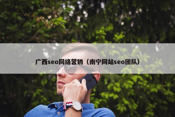 广西seo网络营销（南宁网站seo团队）