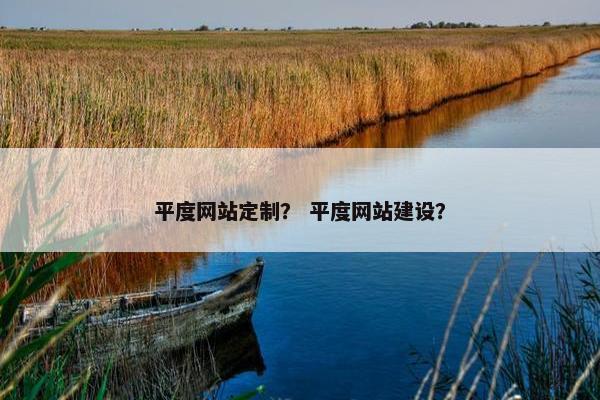 平度网站定制？ 平度网站建设？