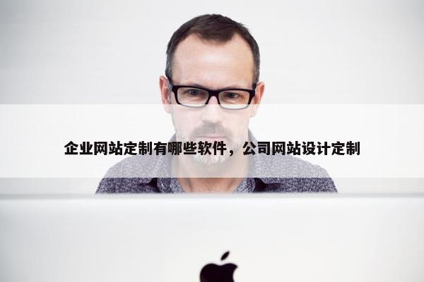企业网站定制有哪些软件，公司网站设计定制