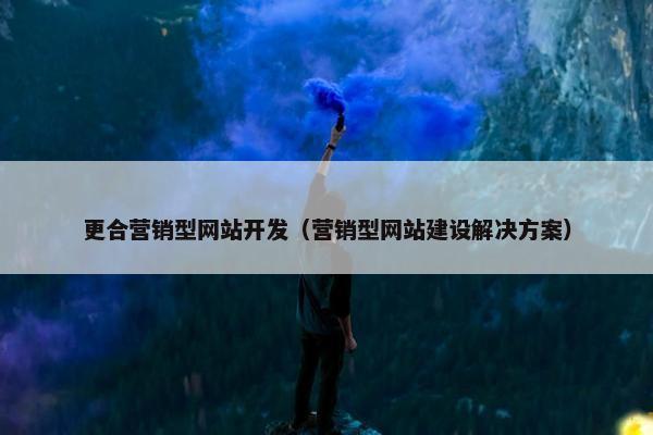 更合营销型网站开发（营销型网站建设解决方案）