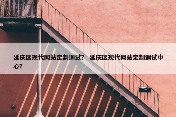 延庆区现代网站定制调试？ 延庆区现代网站定制调试中心？