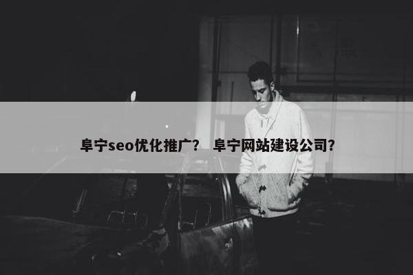 阜宁seo优化推广？ 阜宁网站建设公司？
