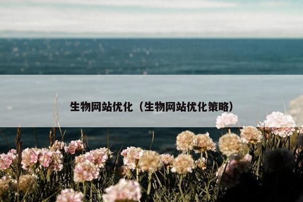 生物网站优化（生物网站优化策略）