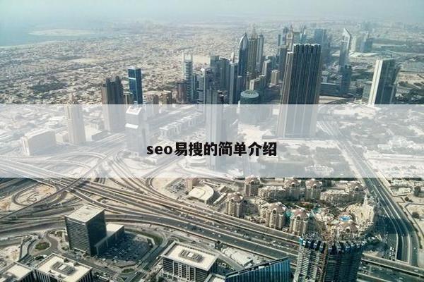 seo易搜的简单介绍