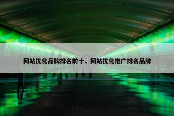 网站优化品牌排名前十，网站优化推广排名品牌