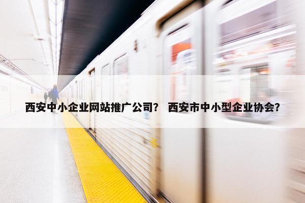 西安中小企业网站推广公司？ 西安市中小型企业协会？