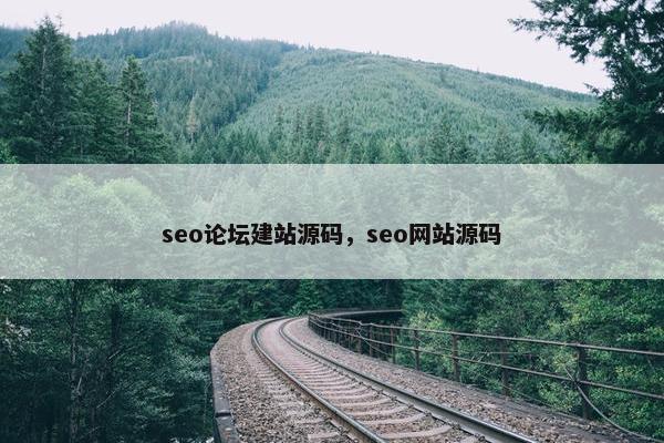 seo论坛建站源码，seo网站源码