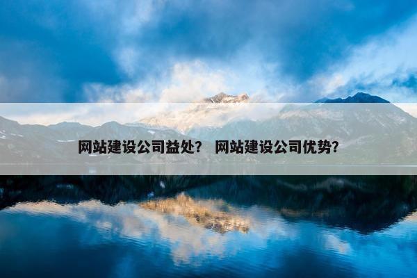 网站建设公司益处？ 网站建设公司优势？