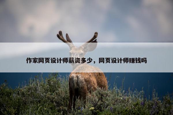 作家网页设计师薪资多少，网页设计师赚钱吗