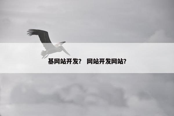 基网站开发？ 网站开发网站？