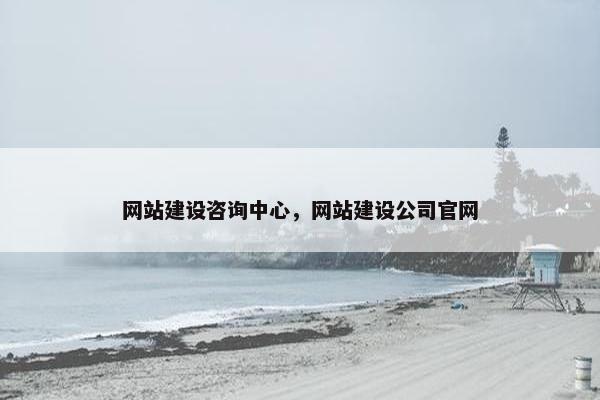 网站建设咨询中心，网站建设公司官网