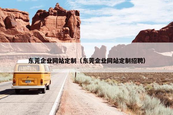 东莞企业网站定制（东莞企业网站定制招聘）