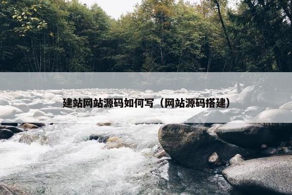 建站网站源码如何写（网站源码搭建）
