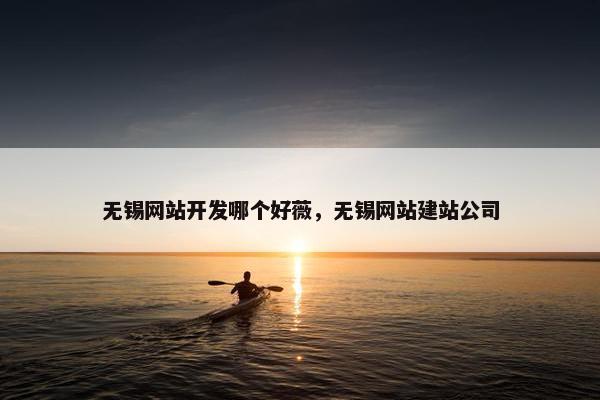 无锡网站开发哪个好薇，无锡网站建站公司