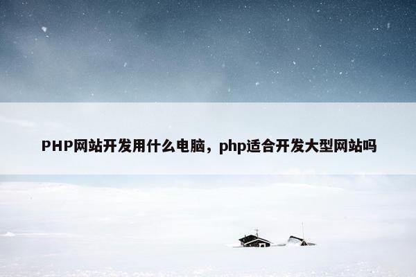 PHP网站开发用什么电脑，php适合开发大型网站吗