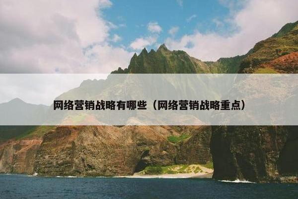 网络营销战略有哪些（网络营销战略重点）