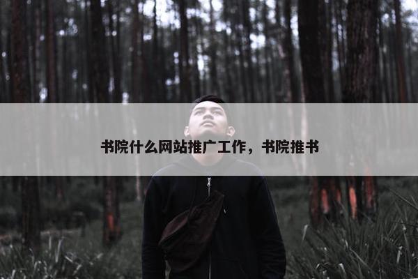 书院什么网站推广工作，书院推书
