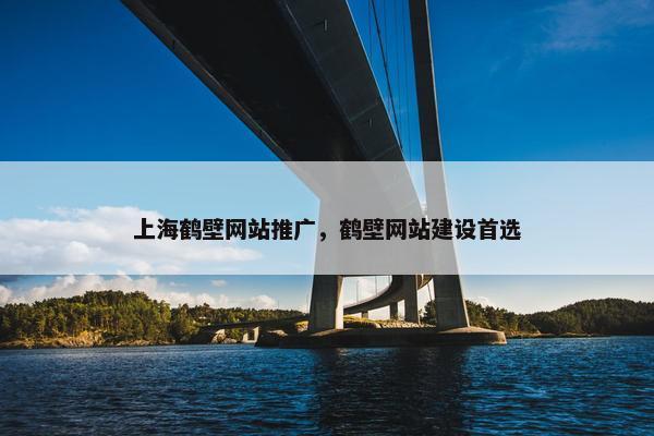 上海鹤壁网站推广，鹤壁网站建设首选