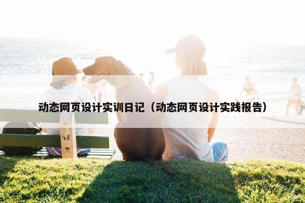 动态网页设计实训日记（动态网页设计实践报告）